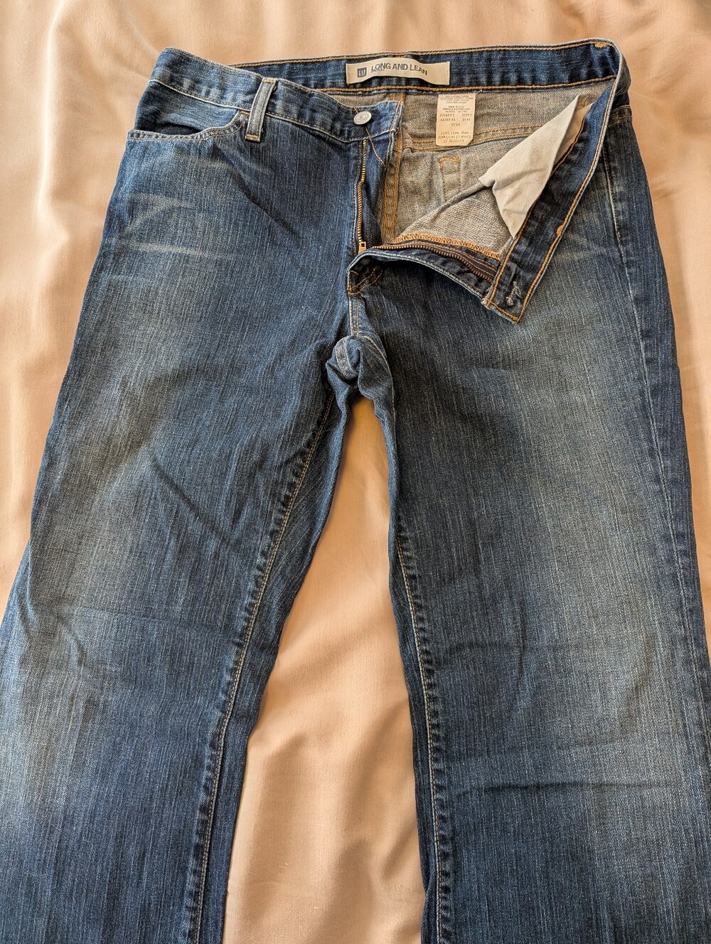 The Gap Long & Lean Woman's Blue Wide/Flare-Leg Jeans
